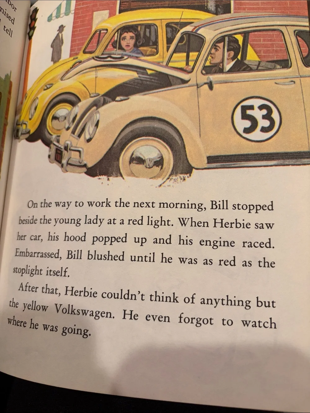 Vintage 1974 Little Golden Book Herbie The Love Bug Walt Disney book VGUC